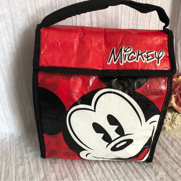 DISNEY Mickey Mouse kids lunch bag tote cooler large, perfect for school - Picture 1 of 14